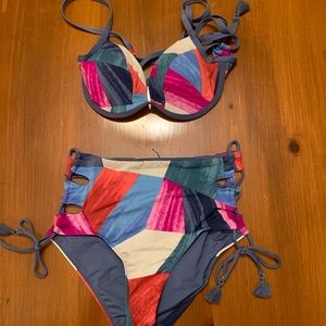 Reversible 2 Piece Bathing Suit